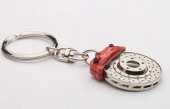 Brake Disc Key Chain Evolution Red Caliper By AUTOart