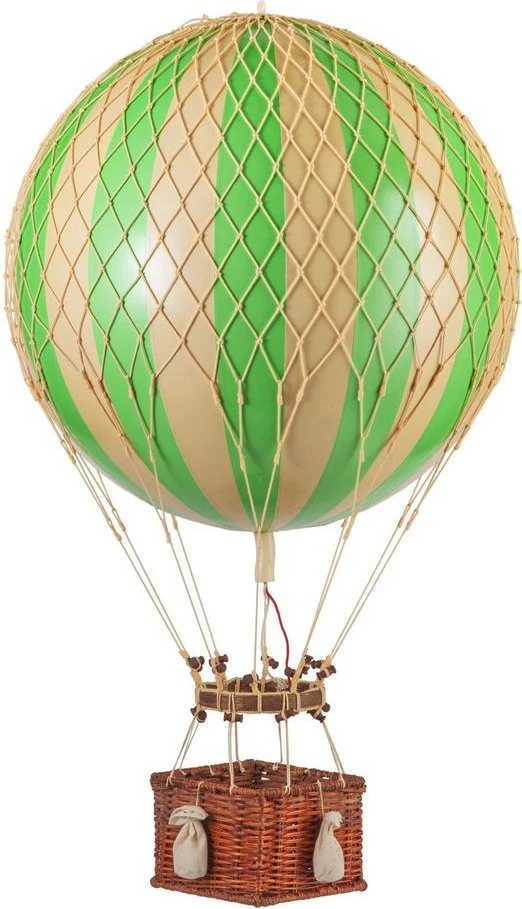 Jules Verne, True Green Air Balloon By Authentic Models