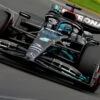 2023 Mercedes-AMG Petronas F1 Team F1 W14 E Performance George Russell 3RD Spain GP In 1:18 Scale