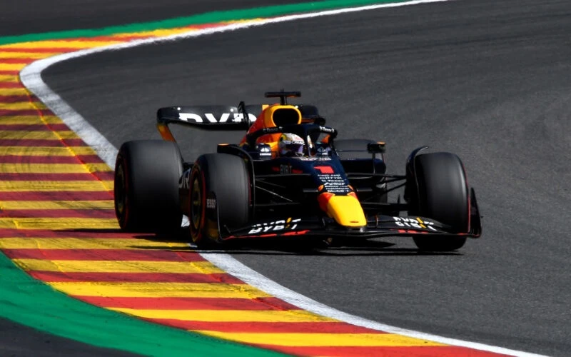 2022 RED BULL RACING RB18 MAX VERSTAPPEN WINNER BELGIUM GP In 1:18 Scale