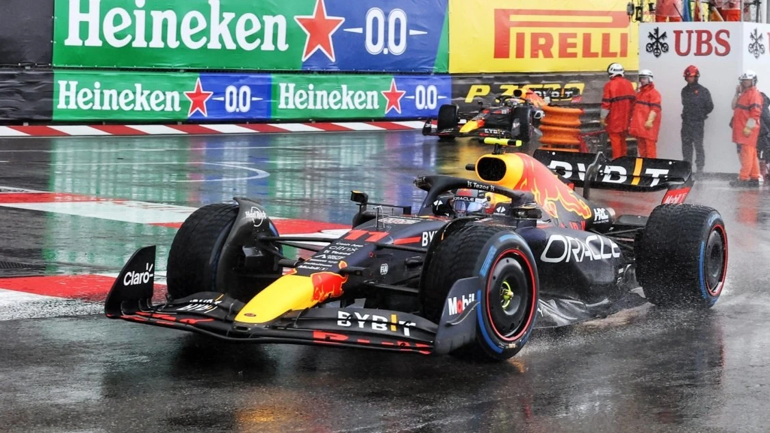2022 RED BULL RACING RB18 SERGIO PEREZ WINNER MONACO GP In 1:18 Scale