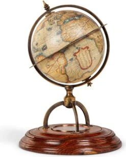 Terrestrial Globe With Compass By Authentic Models