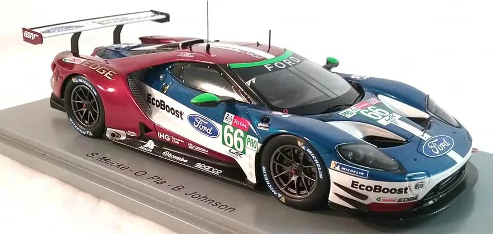 Ford GT LMGTE PRO #66 2018 Le Mans Ford Chip Ganassi Team In 1:43 Scale By Spark - Image 3