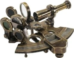 Bronze Pocket Sextant By Authentic Models