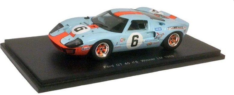 1969 Ford GT 40 #6 Le Mans Winner Jacky Ickx In 1:43 Scale - Image 5