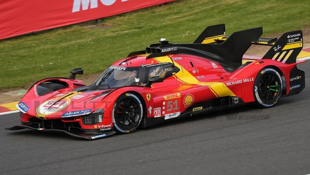 2023 Ferrari 499P 3.0L Turbo V6 - Winner Le Mans In 1:18 Scale