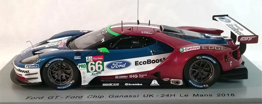 Ford GT LMGTE PRO #66 2018 Le Mans Ford Chip Ganassi Team In 1:43 Scale By Spark - Image 4