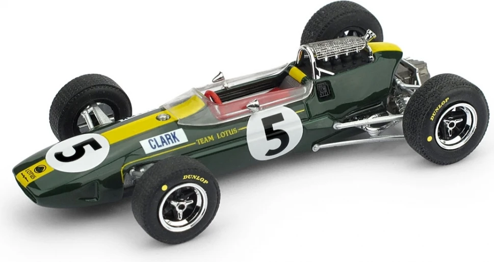 F1 Lotus 33, Jim Clark #5 WINNER Eng GP 1965 WORLD CHAMPION In 1:43 Scale By Brumm