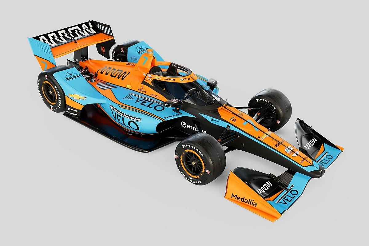 2023 NTT IndyCar Series - #7 Alexander Rossi / Arrow McLaren, McLaren (Road Course Configuration) In 1:18 Scal
