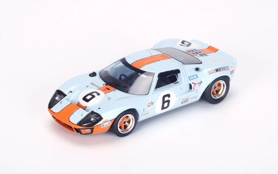 1969 Ford GT 40 #6 Le Mans Winner Jacky Ickx In 1:43 Scale
