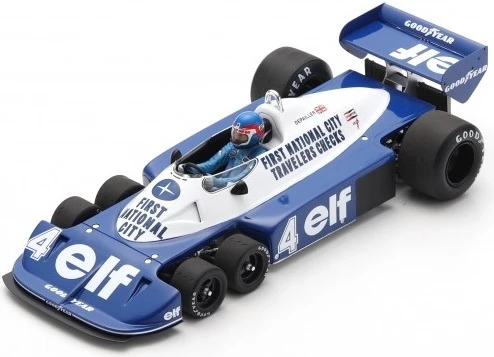 Tyrrell P34 No.4 3rd South African GP 1977 Patrick Depailler In 1:18 Scale By Spark