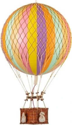 Royal Aero, Rainbow Pastel Air Balloon By Authentic Models