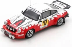 Porsche 911 Carrera No.17 1977 Francis Bondil Denise Emmanuelli In 1:43 Scale By Spark
