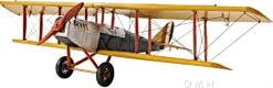 YELLOW CURTIS JENNY PLANE In 1:18 Scale By Old Modern Handicrafts