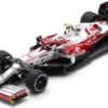 Alfa Romeo Racing #99 Abu Dhabi GP 2021 Antonio Giovinazzi In 1:43 Scale By Spark