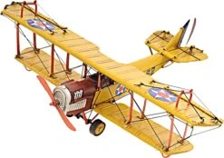 1918 Yellow Curtiss JN-4 By Old Modern Handicrafts