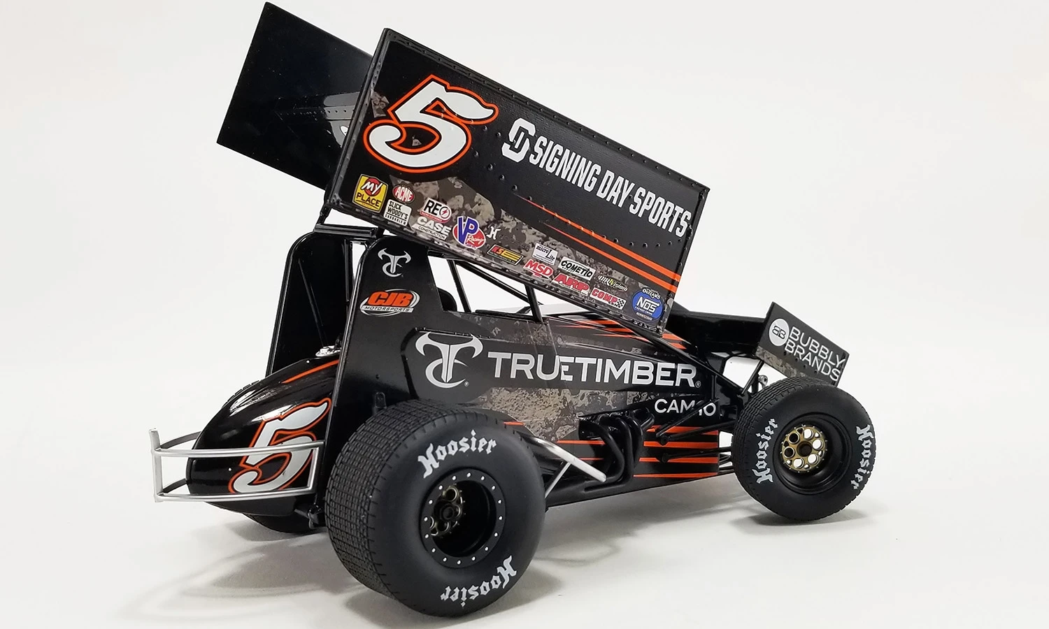 2022 #5 TRUETIMBER CAMO SPRINT CAR SPENCER BAYSTON Rookie Of The Year In 1:18 Scale