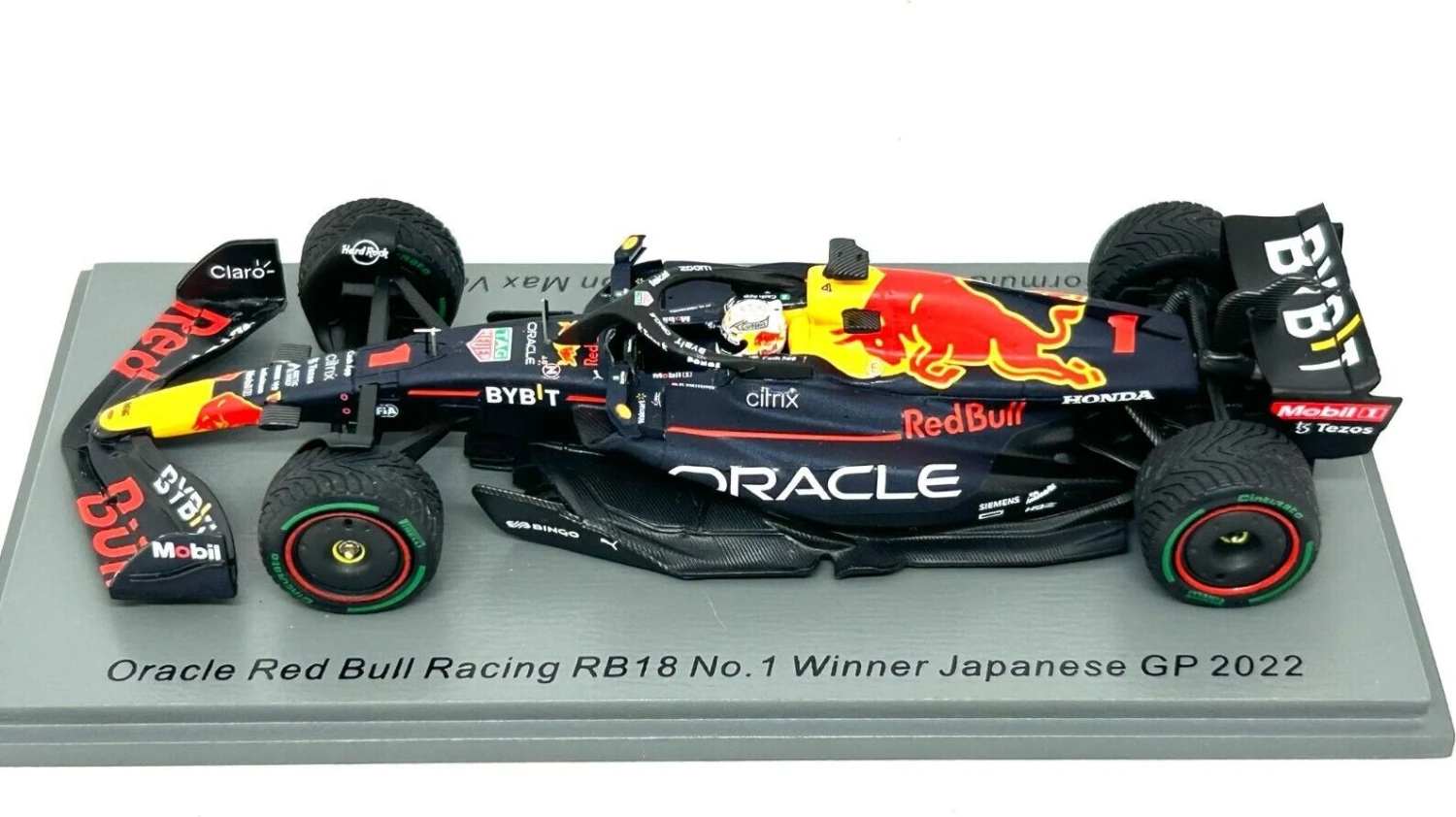 2022 World Champion Max Verstappen Red Bull F1 Winner Japanese GP #1 In 1:43 Scale