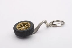 8-SPOKES WHEEL KEYCHAIN (GOLD) By AUTOart