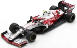 2021 ALFA ROMEO RACING ORLEN C41 #99 BAHRAIN GP ANTONIO GIOVINAZZI In 1:18 Scale By Spark