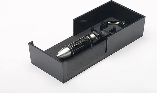 RETRACTABLE CARBON FIBER BALL PEN KEYCHAIN By AUTOart - Image 3