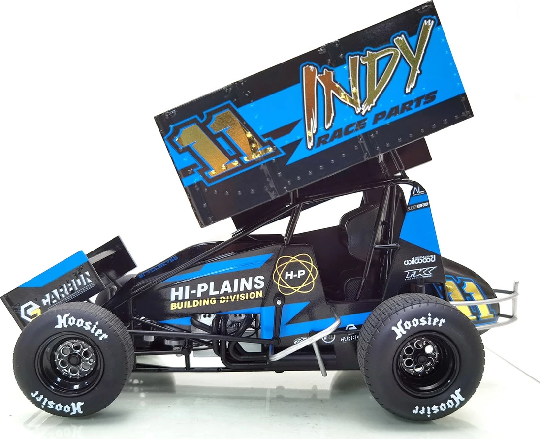 2022 #11 HI-PLAINS BUILDING SPRINT CAR BUDDY KOFOID In 1:18 Scale - Image 3