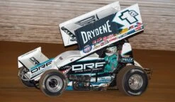 2020 #1A Drydene Shark Racing Sprint Car Jacob Allen In 1:18 Scale By Acme