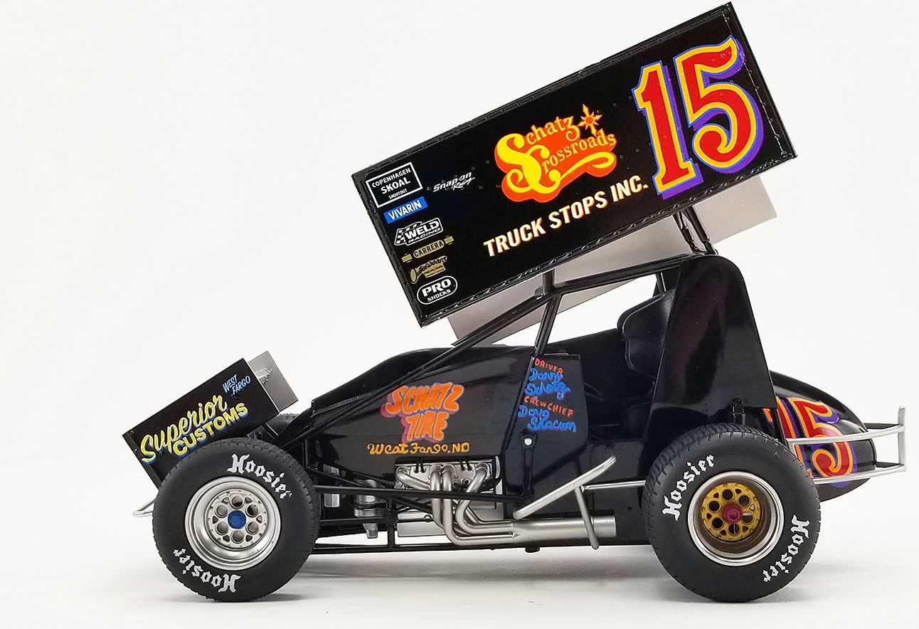 #15 SCHATZ FAMILY SPRINT CAR DONNY SCHATZ In 1:18 Scale By Acme - Image 2