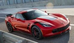 2017 Corvette C7 Grand Sport In Red Model In 1:18 Scale