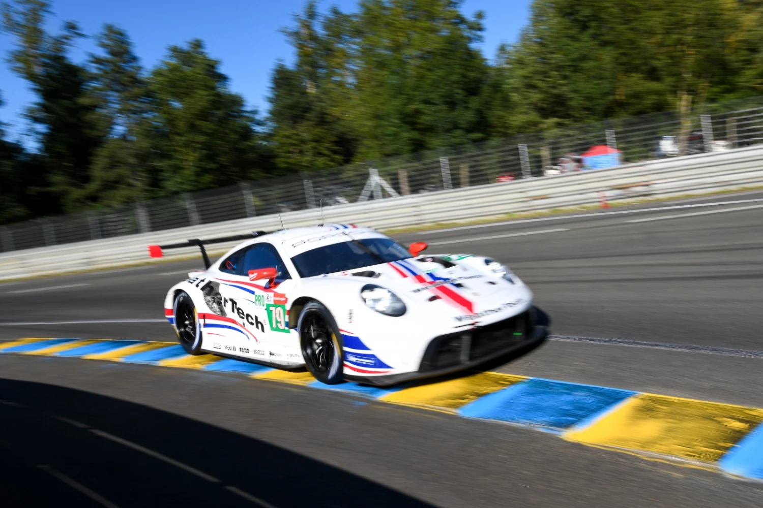 2022 Porsche 911 RSR-19 #79 2nd LMGTE Am 24H Le Mans In 1:18 Scale By Spark