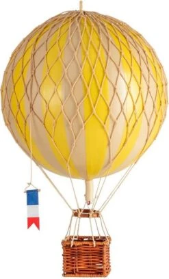 Travels Light, True Yellow Air Balloon By Authentic Models