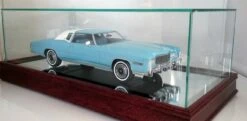 The Glass, Wood, And Mirrored Display Case For Larger 1:18 Scale Models