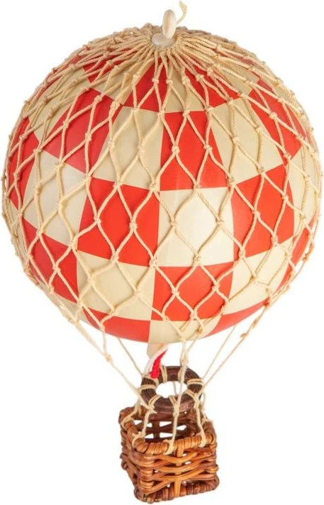 Floating The Skies, Check Red Air Balloon By Authentic Models - Image 3