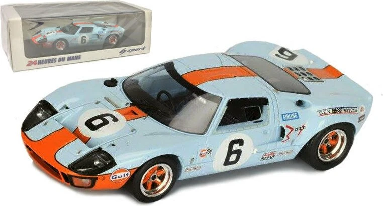 1969 Ford GT 40 #6 Le Mans Winner Jacky Ickx In 1:43 Scale - Image 2