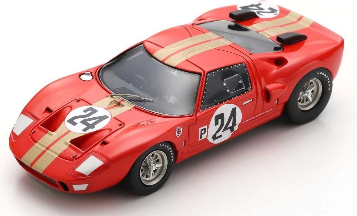 1966 Ford GT40 AMR2 #24 12H Sebring In 1:43 Scale