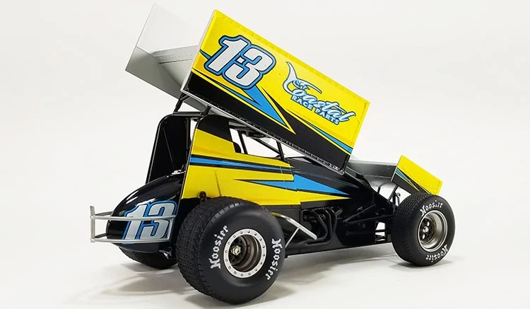 2022 #13 BUCH MOTORSPORTS SPRINT CAR JUSTIN PECK In 1:18 Scale By Acme - Image 2