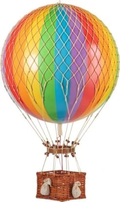 Jules Verne, Rainbow Air Balloon By Authentic Models