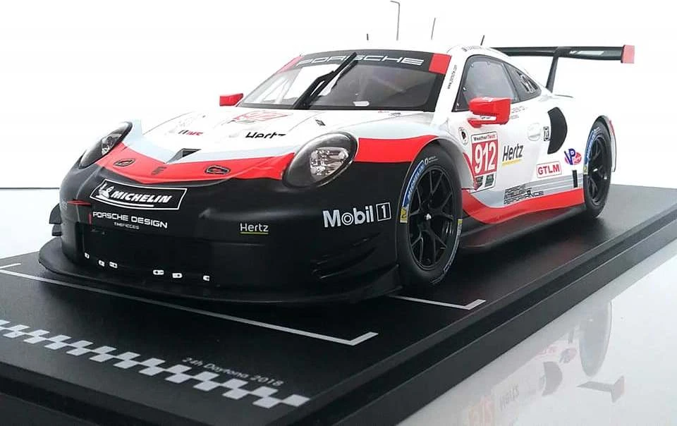Porsche 911 RSR Type 991 #912 24H Daytona 2018 In 1:18 Scale By IXO - Image 3