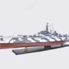 USS ALABAMA BB60 By Old Modern Handicrafts