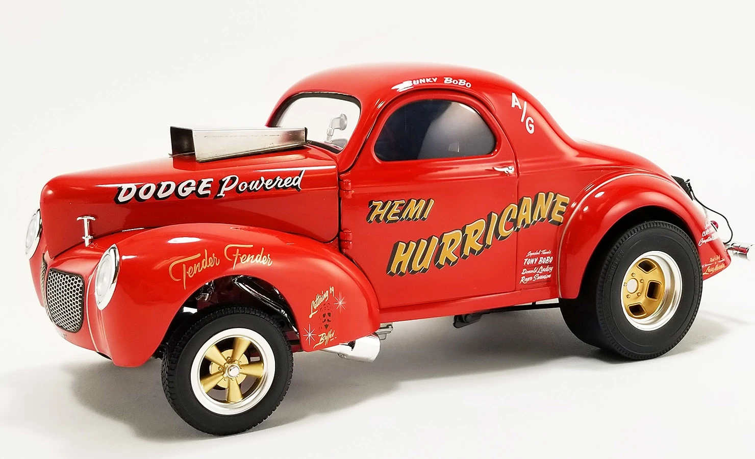 1940 GASSER HEMI HURRICANE In 1:18 Scale