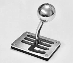 6-Speed Aluminum Gear Shift Knob Paper Weight/Clothes Hanger W Angled Shaft Zinc Diecast BY Autoart Design