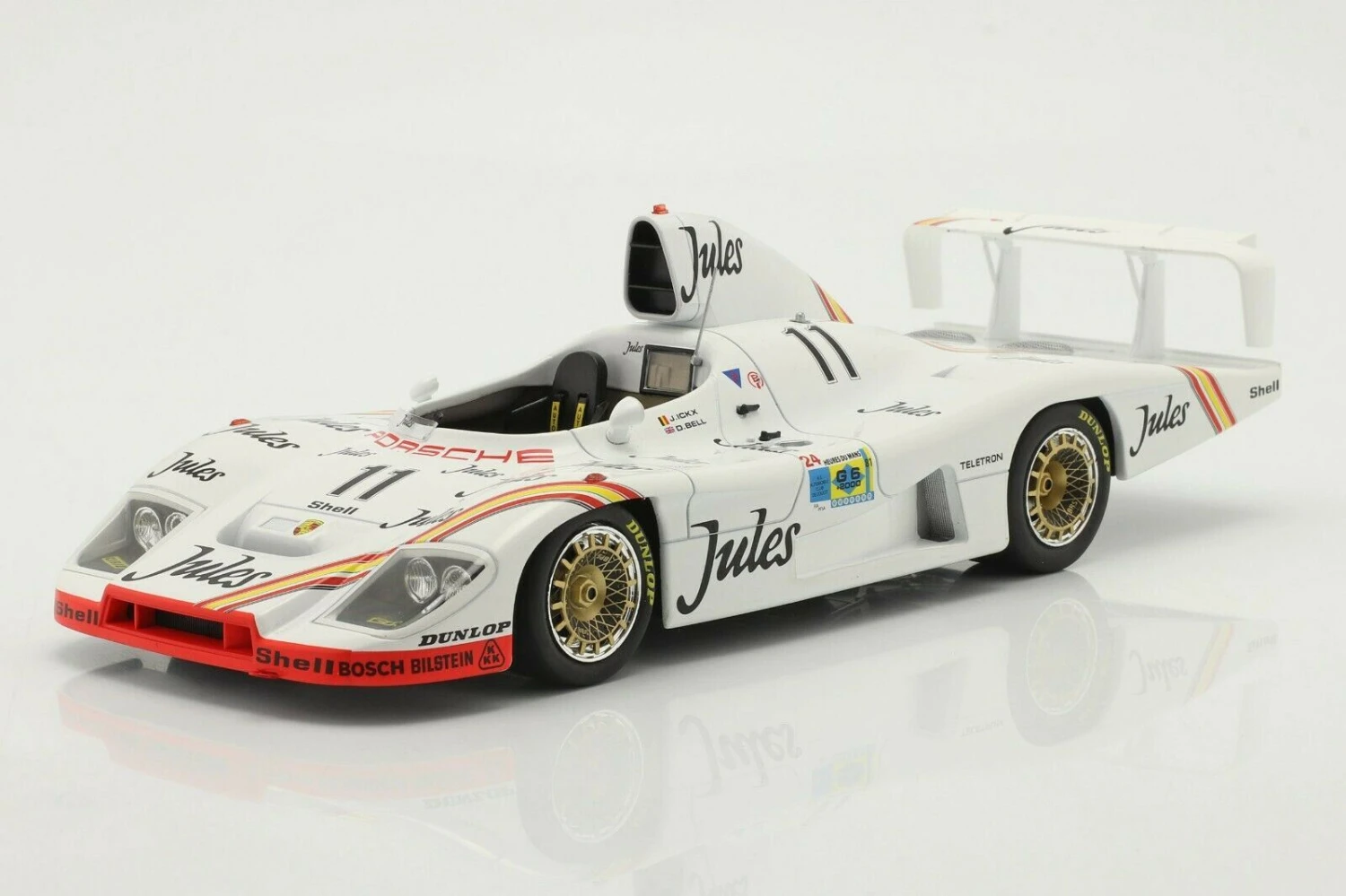 Porsche 936 #11 Jacky Ickx/Derek Bell Winners 24 Hours Of Le Mans 1981 In 1:18 Scale By Solido - Image 3