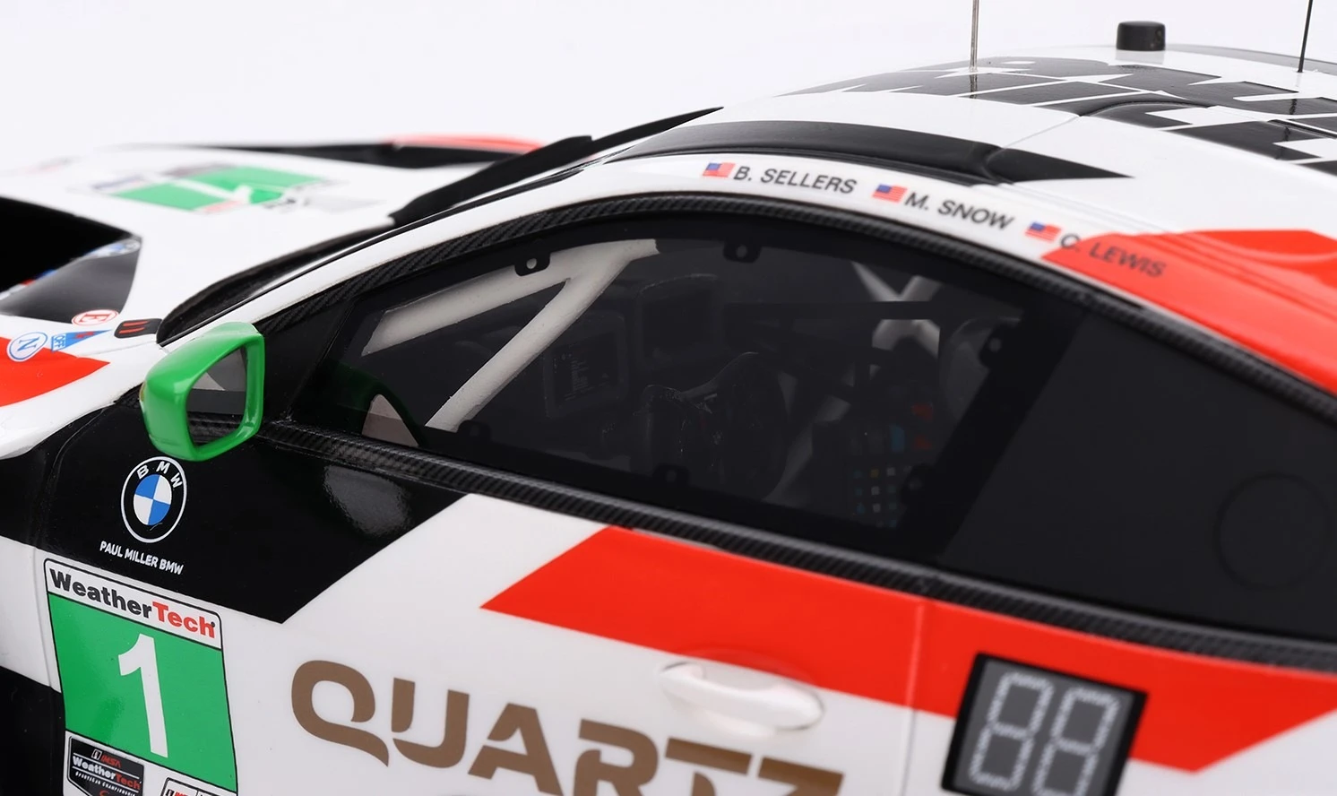 BMW M4 GT3 #1 Paul Miller Racing IMSA 2023 Sebring 12 Hrs GTD Winner In 1:18 Scale - Image 5