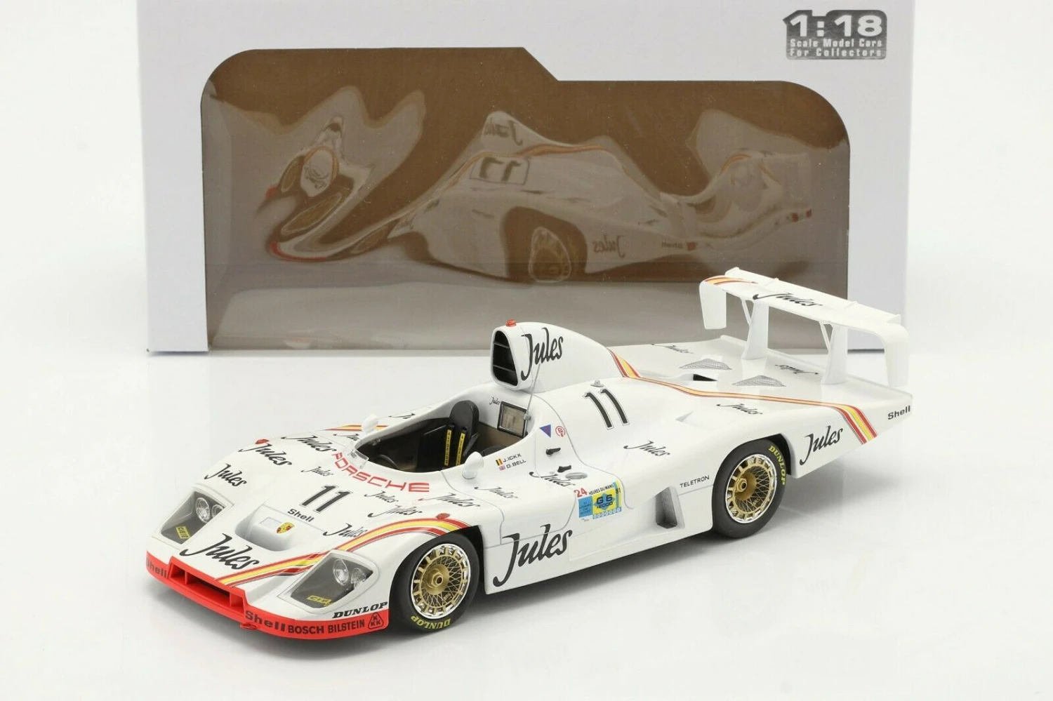Porsche 936 #11 Jacky Ickx/Derek Bell Winners 24 Hours Of Le Mans 1981 In 1:18 Scale By Solido - Image 2