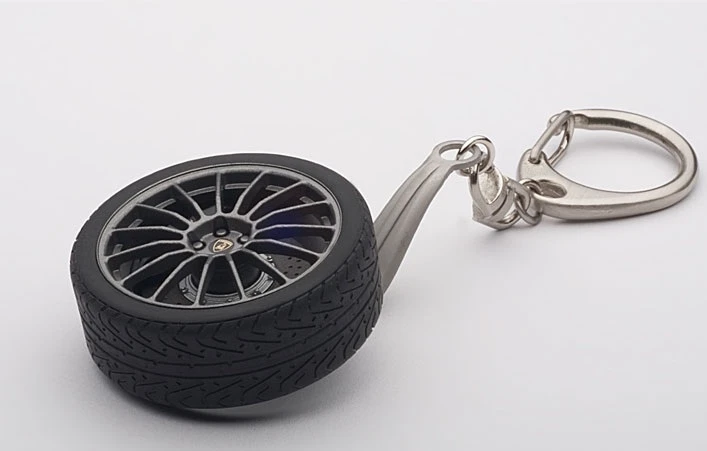 Lamborghini Gallardo Superleggera Wheel Keychain 1:18 Scale By AUTOart