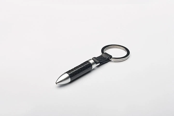 RETRACTABLE CARBON FIBER BALL PEN KEYCHAIN By AUTOart - Image 2