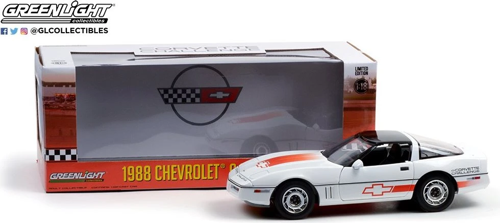 1988 Chevrolet Corvette C4 In 1:18 Scale By Greenlight - Image 3