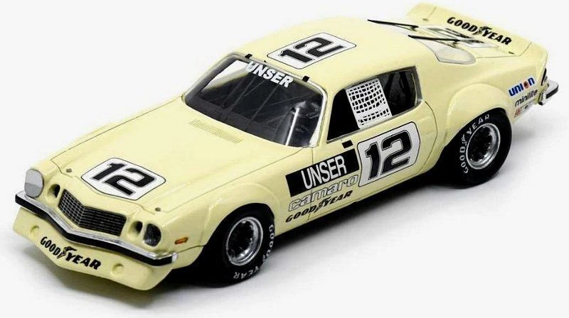 Chevrolet Camaro No.12 Daytona IROC Winner Bobby Unser 1:43 Scale - Image 3