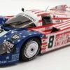 Porsche 956 3rd Le Mans 1986 #8 Spirit Of America In 1:18 Scale By Solido