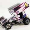 2022 #1 ZEMCO SPRINT CAR LOGAN WAGNER In 1:18 Scale By Acme